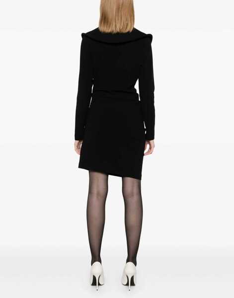 Rochii casual Magda Butrym Sculptural Mini Dress BLACK Femei (BM 15970118) 4