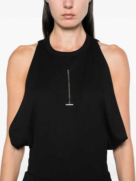 Bluze Alexander McQueen Ribbed Tank Top BLACK Femei (BM 15970133) 5
