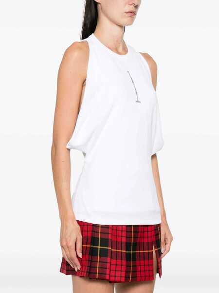 Bluze Alexander McQueen Ribbed Tank Top WHITE Femei (BM 15970145) 3