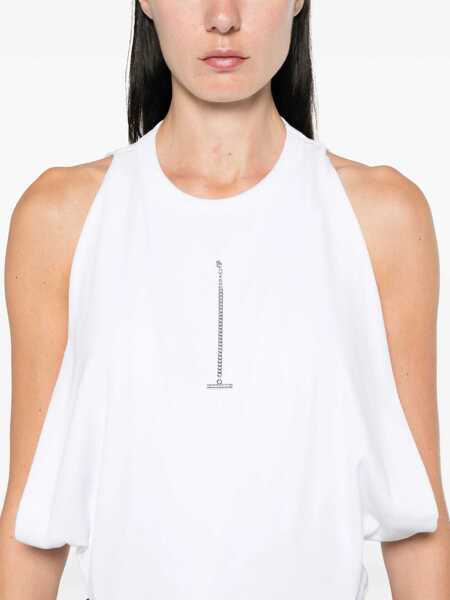 Bluze Alexander McQueen Ribbed Tank Top WHITE Femei (BM 15970145) 5