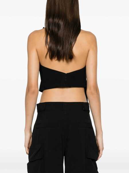 Bluze Alexander Wang Pointed Hem Top BLACK Femei (BM 15970334) 4