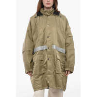 Jachete Quilted Oversized Wind-Breaker With Reflective Detail Femei
