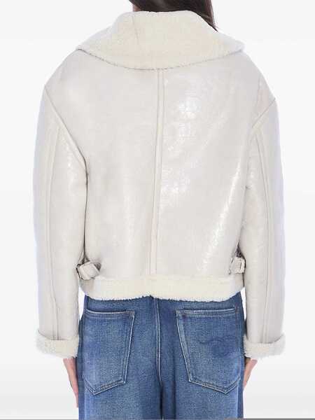 Bomber jacket Salvatore Santoro Shearling Jacket WHITE Femei (BM 15970553) 3