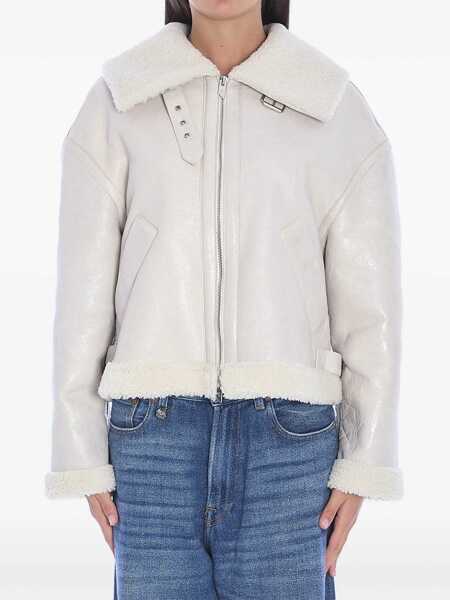Bomber jacket Salvatore Santoro Shearling Jacket WHITE Femei (BM 15970553) 1