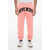 Givenchy Brushed Cotton Sweatpants With Logo Patch Pink