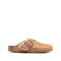 Mocasini Birkenstock Boston Bold Shearling Cognac, Natural Leather Shoes Barbati