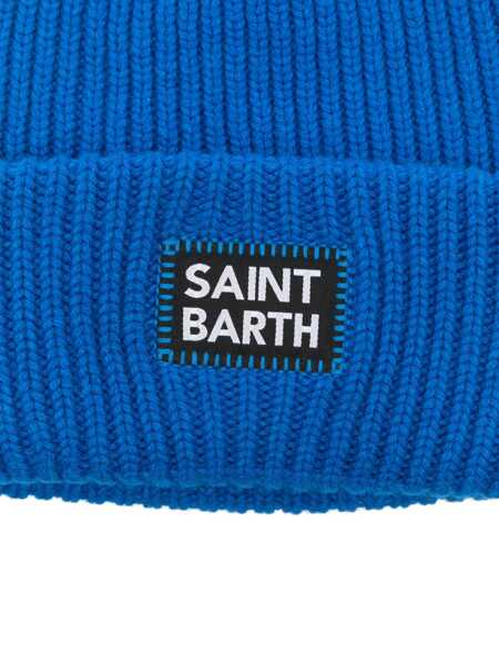 Palarii Mc2 Saint Barth KNITTED CAP Blue Fete (BM 15972098) 2