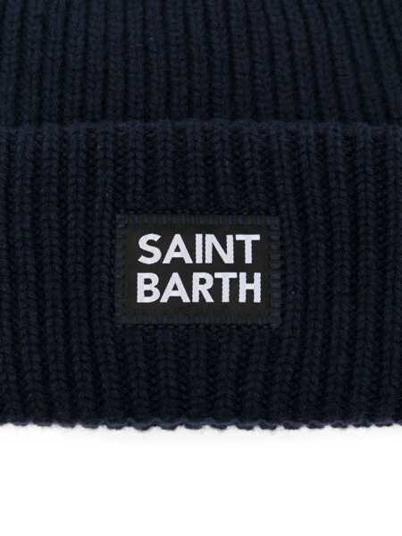 Palarii Mc2 Saint Barth KNITTED CAP Blue Fete (BM 15972101) 2