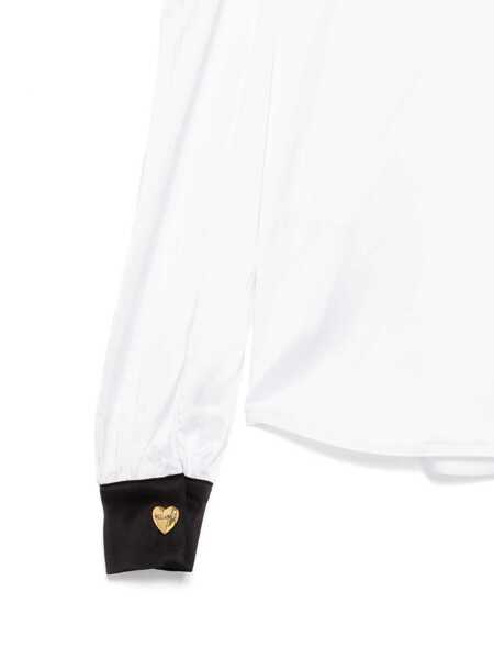Camasi Moschino LONG SLEEVED SHIRT White Fete (BM 15972263) 3
