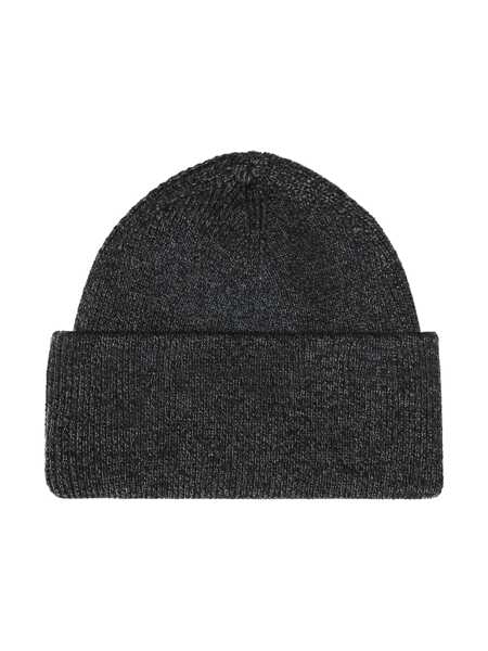 Caciuli Alexander Wang Alexander Wang Ribbed Beanie With Domed Logo Patch Accessories GREY Femei (BM 15972608) 2