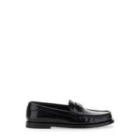 Mocasini 'City Blanco' Black Loafers With Dg Logo Detail In Leather Man Femei