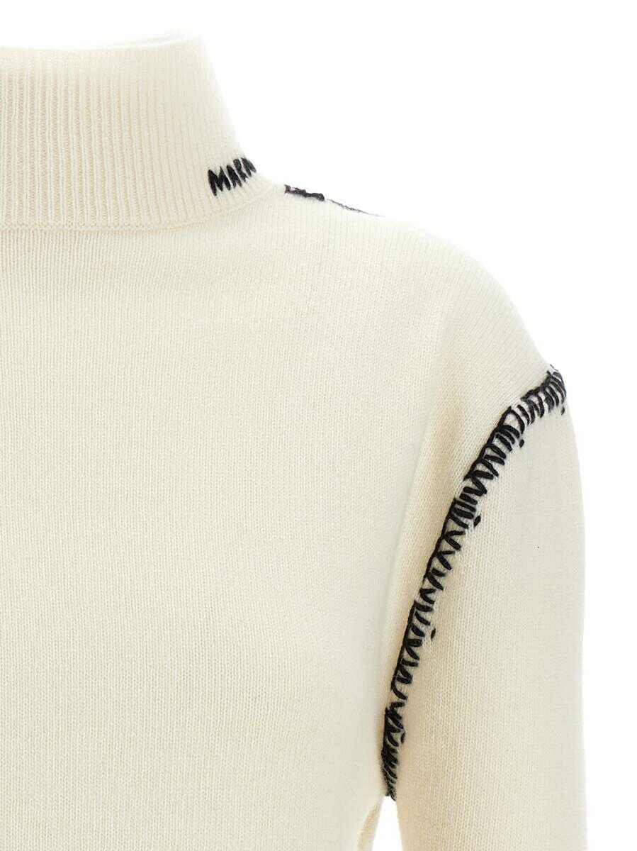 Cardigane Marni Marni Mending Detail Cardigan Multicolor Femei (BM 15979445) 3