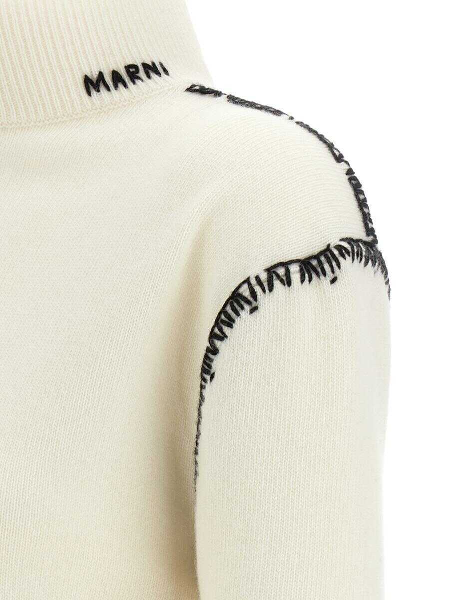 Cardigane Marni Marni Mending Detail Cardigan Multicolor Femei (BM 15979445) 4