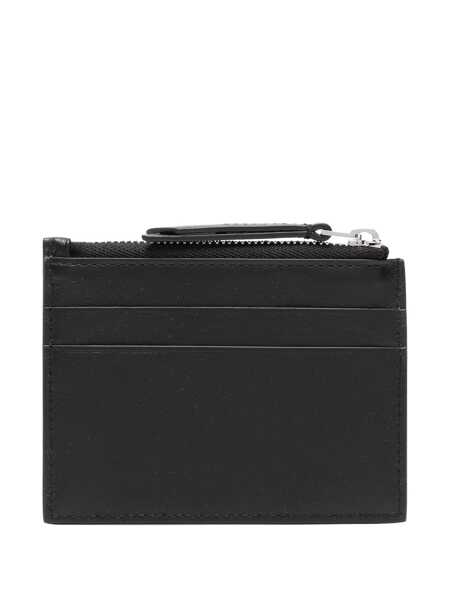 Portofele Lanvin Lanvin Zipped Card Holder With  Label Accessories Black Femei (BM 15981410) 2