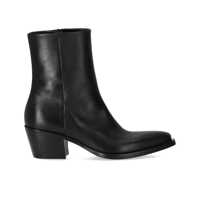 Cizme lungi STRATEGIA BLACK HEELED ANKLE BOOT Femei