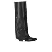 Cizme lungi ELENA IACHI BLACK GAITER BOOT Femei