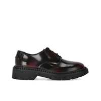 Pantofi Oxford ASH MERCURY BLACK/BURGUNDY LACE-UP SHOE Femei