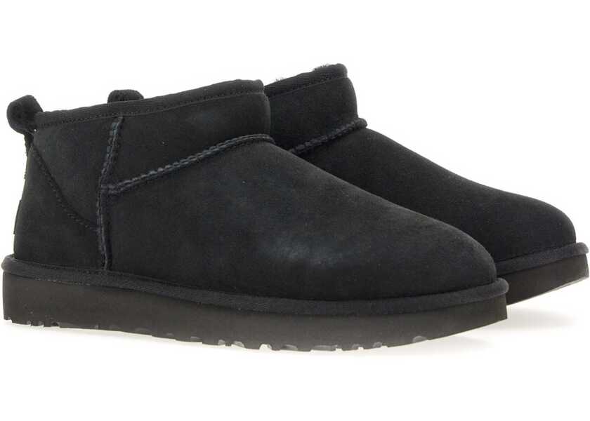 Cizme scurte UGG Boot Classic Ultra Mini BLACK Femei (BM 15985957) 4