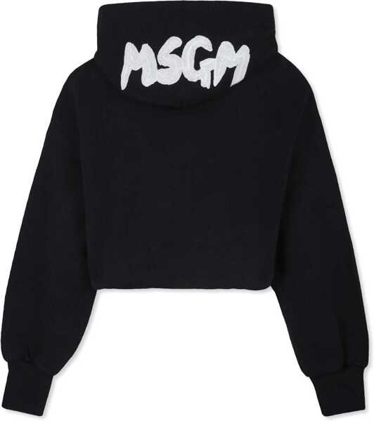 Bluze de trening MSGM Hoodie Girl BLACK Fete (BM 15986582) 2