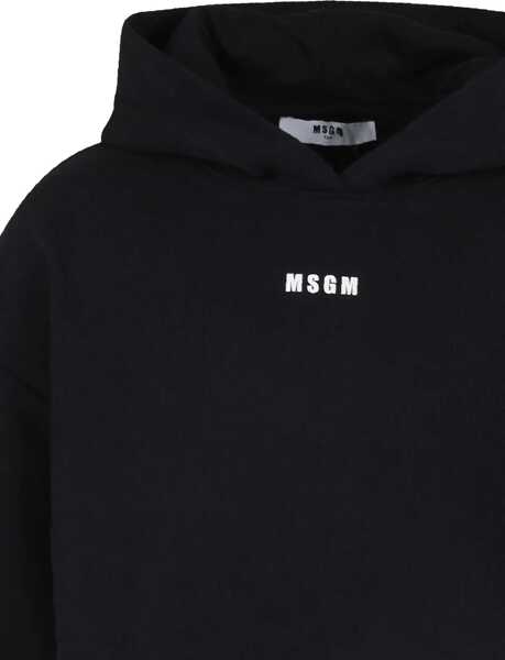 Bluze de trening MSGM Hoodie Girl BLACK Fete (BM 15986582) 3