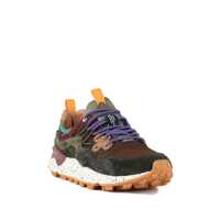 Sneakers FLOWER MOUNTAIN5 pentru Barbati - Sneakers FLOWER MOUNTAIN5 Flower Mountain Yamano 3 Uni In Suede And Technical Fabric Green Red And Brown BROWN, RED, GREEN Barbati (BM 15987809) - B-mall.ro