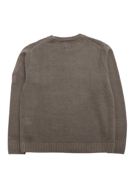 Pulovere C.P. Company CREWNECK SWEATER Brown Baieti (BM 15989276) 2