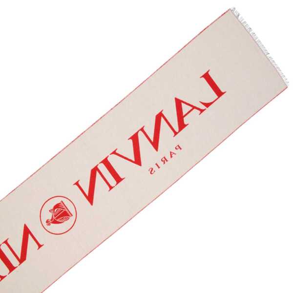 Esarfe Lanvin Lanvin Wool And Silk Scarf Red Femei (BM 15999401) 3