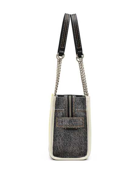 Genti de mana Marc Jacobs Marc Jacobs The Denim Chain Small Tote Bag BLACK WASH Femei (BM 16001420) 4