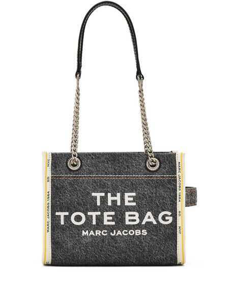 Genti de mana Marc Jacobs Marc Jacobs The Denim Chain Small Tote Bag BLACK WASH Femei (BM 16001420) 1
