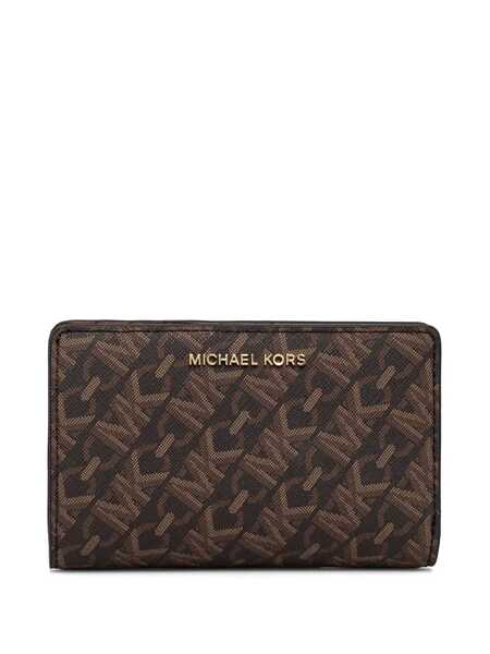 Portofele Michael Kors Michael Kors Empire Logo Wallet BROWN Femei (BM 16001771) 1