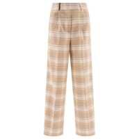 Pantaloni casual Peserico Check Wool Trousers Femei