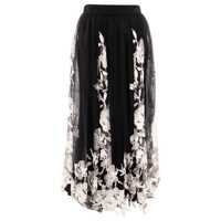 Fuste Elie Saab Tulle Embroidered Skirt Femei