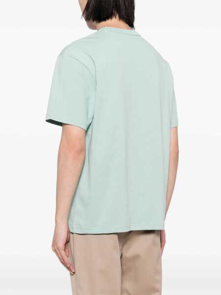 Tricouri A.P.C. A.P.C. T-SHIRT COHBQ.H26391 TAE WHITE DARK NAVY Tiq Dark Navy Ecru Barbati (BM 16010648) 4