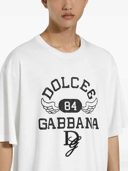 Tricouri Dolce & Gabbana Cotton T-Shirt WHITE Barbati (BM 16013870) 5