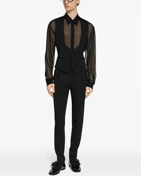 Pantaloni casual Dolce & Gabbana Classic Pants BLACK Barbati (BM 16013894) 2