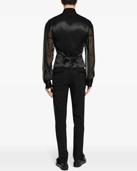 Pantaloni casual Dolce & Gabbana Classic Pants BLACK Barbati (BM 16013894) 4