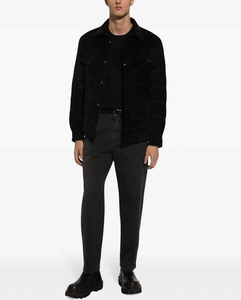 Pulovere casual Dolce & Gabbana Wool Jersey. BLACK Barbati (BM 16013909) 2