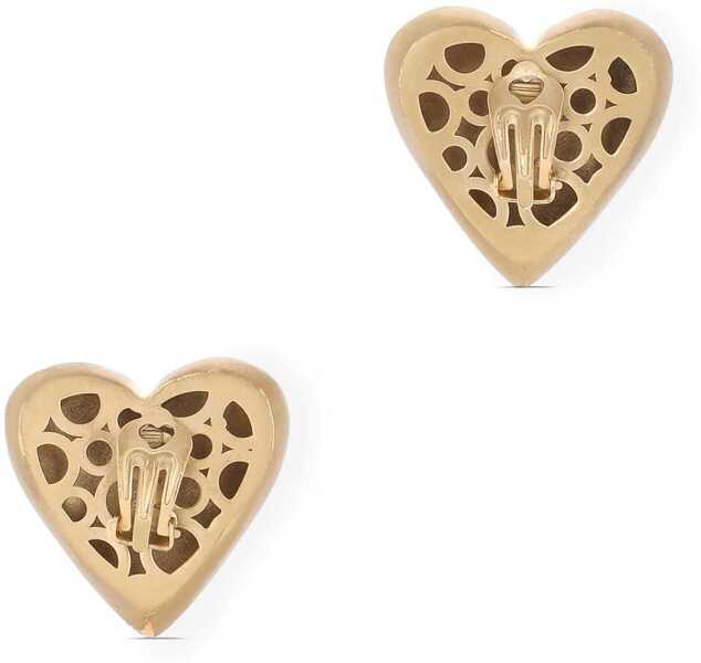 Cercei Dolce & Gabbana Heart Earrings With Dg Logo GOLD Femei (BM 16013930) 2