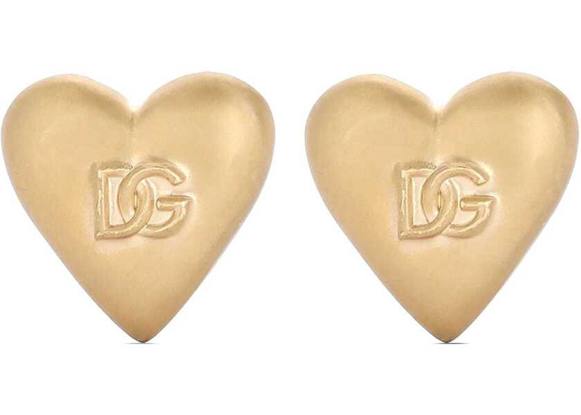 Cercei Dolce & Gabbana Heart Earrings With Dg Logo GOLD Femei (BM 16013930) 1