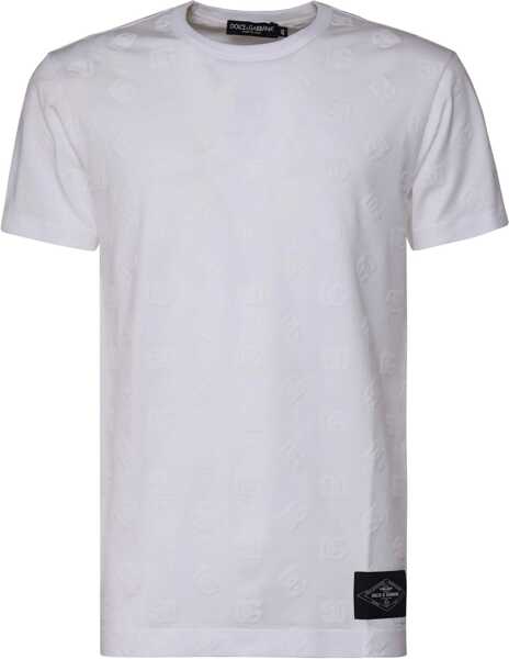 Tricouri Dolce & Gabbana Cotton T-Shirt WHITE Barbati (BM 16013948) 1