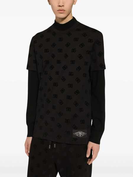 Tricouri Dolce & Gabbana Cotton T-Shirt BLACK Barbati (BM 16013960) 5