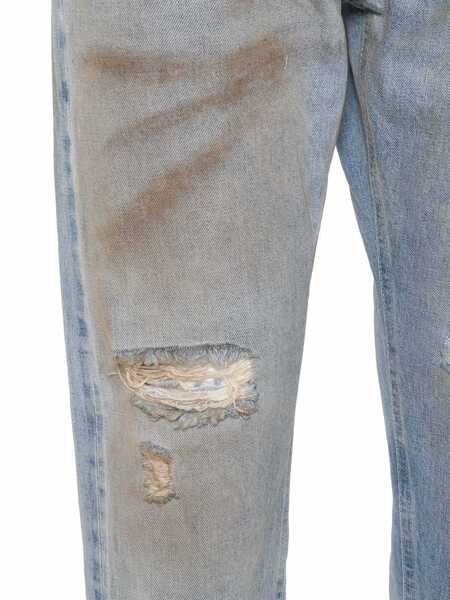 Blugi drepti Dondup KOONS PANTS Blue Femei (BM 16014356) 3