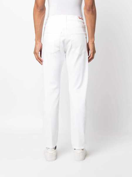 Blugi drepti Dondup DIAN PANTS White Barbati (BM 16014377) 4
