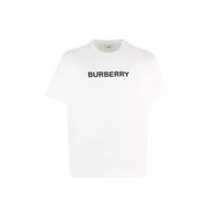 Tricouri Burberry Cotton Crew-Neck T-Shirt Barbati