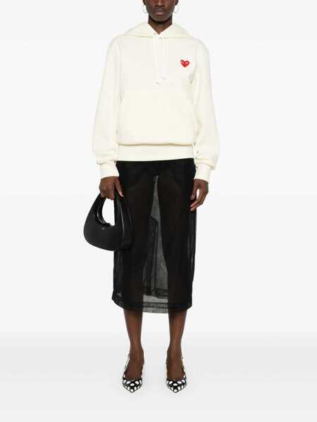 Bluze de trening Comme des Garons Comme Des Garons Logo Cotton Hoodie WHITE Barbati (BM 16038902) 3
