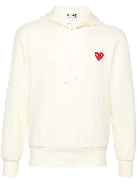 Bluze de trening Comme des Garons Comme Des Garons Logo Cotton Hoodie WHITE Barbati (BM 16038902) 1