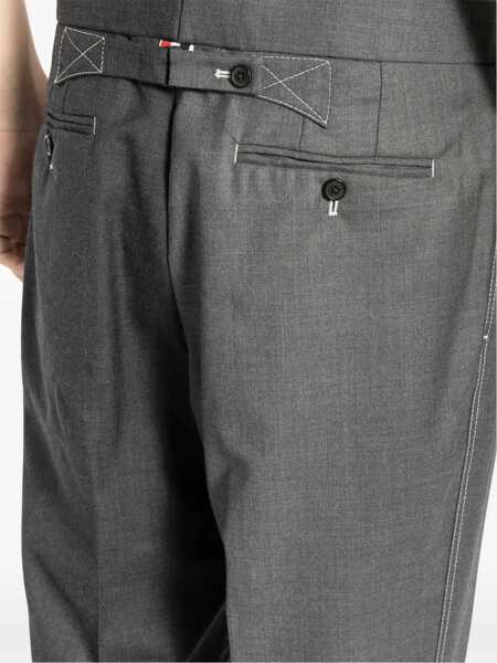 Pantaloni Thom Browne Thom Browne Trousers Grey Barbati (BM 16048265) 5