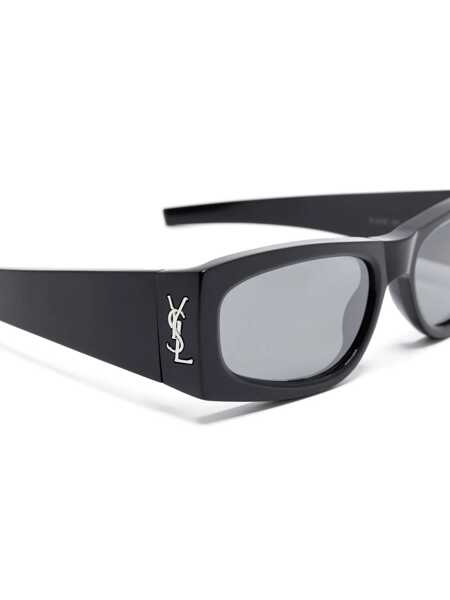 Ochelari de soare Saint Laurent SAINT LAURENT Sunglasses BLACK BLACK SILVER Femei (BM 16052225) 3