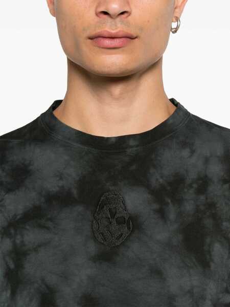 Tricouri Alexander McQueen Jersey T-Shirt BLACK Barbati (BM 16056014) 4