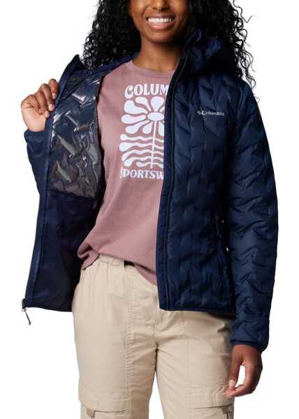 Jachete Columbia Delta Ridge II Down Hooded Jacket Navy Femei (BM 16056179) 2